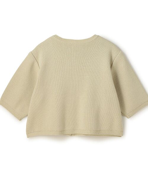 BIYOMA / ビヨーマ カーディガン・ボレロ | COTTON ACRYLIC SHORT SLEEVE KNIT CARDIGAN -ネイビー-F | 詳細11