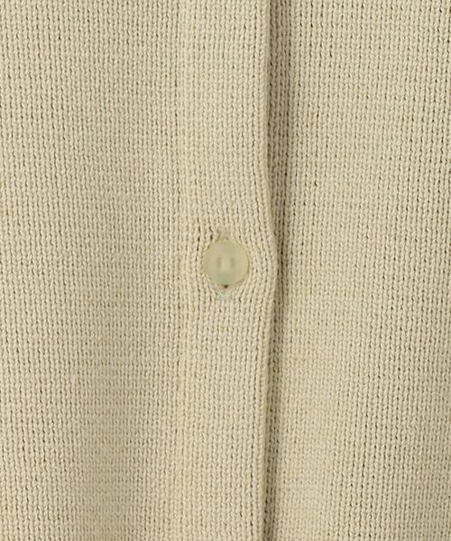 BIYOMA / ビヨーマ カーディガン・ボレロ | COTTON ACRYLIC SHORT SLEEVE KNIT CARDIGAN -ネイビー-F | 詳細14