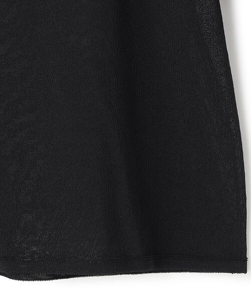 BIYOMA / ビヨーマ ニット・セーター | WOOL NYLON SHORT SLEEVE KNIT PULLOVER-Midnight Blue-F | 詳細4