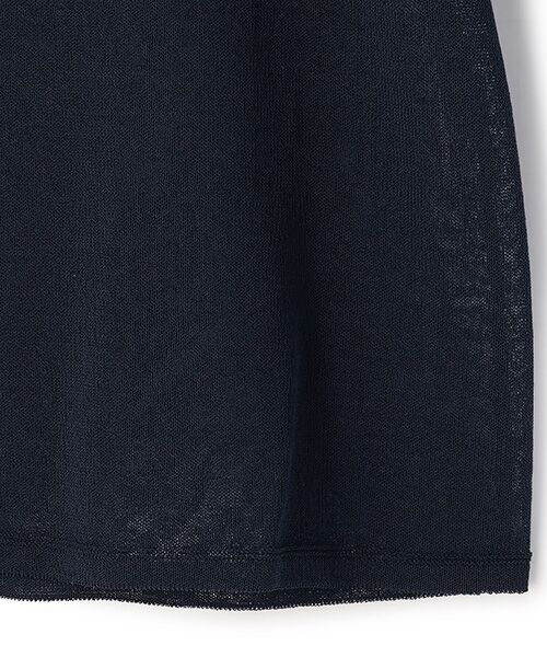 BIYOMA / ビヨーマ ニット・セーター | WOOL NYLON SHORT SLEEVE KNIT PULLOVER-Midnight Blue-F | 詳細9