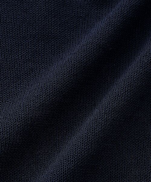 BIYOMA / ビヨーマ ニット・セーター | WOOL NYLON SHORT SLEEVE KNIT PULLOVER-Midnight Blue-F | 詳細10