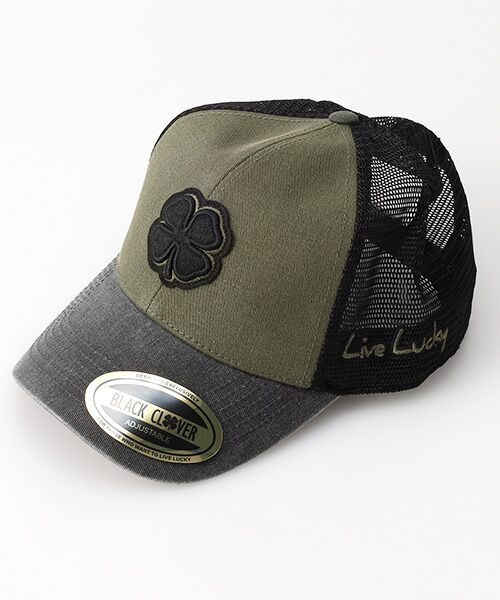 Black Clover/ブラッククローバー TWO TONE VINTAGE 32 BLACK / ARMY GREEN / BLACK MESH FREE