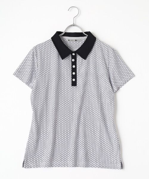 Black Clover/ブラッククローバー ASTERIA POLO WHITE S Black Clover/ブラッククローバー ASTERIA POLO WHITE S