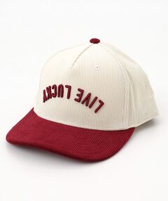 Black Clover / ブラッククローバー キャップ | CORD UPSIDE DOWN LUCK 4