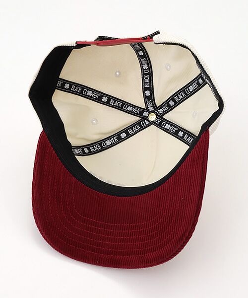 Black Clover / ブラッククローバー キャップ | CORD UPSIDE DOWN LUCK 4 | 詳細3