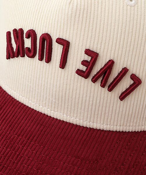 Black Clover / ブラッククローバー キャップ | CORD UPSIDE DOWN LUCK 4 | 詳細4