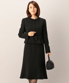 BLACK FORMAL / ブラックフォーマル カーディガン・ボレロ | ガーシュストレッチバーズアイ アンサンブル
