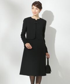 BLACK FORMAL / ブラックフォーマル セットアップ | 【イージーケア】FORMAX縦二重 ジャケット+ワンピース