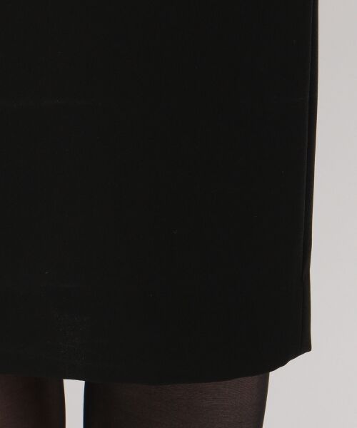 BLACK FORMAL / ブラックフォーマル ミニ・ひざ丈スカート | ウォッシャブル梨地 スカート | 詳細10