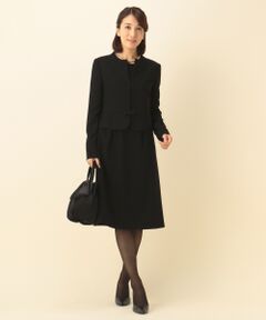 FITTYストレッチバーズアイ ジャケット+ワンピース