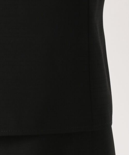BLACK FORMAL / ブラックフォーマル ドレス | 【洗える/盛夏対応】ウオッシャブルカラミボーダー ワンピース | 詳細22