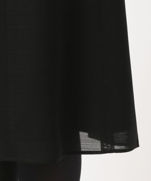 BLACK FORMAL / ブラックフォーマル ドレス | 【洗える/盛夏対応】ウオッシャブルカラミボーダー ワンピース | 詳細23