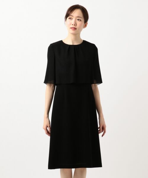 BLACK FORMAL / ブラックフォーマル ドレス | 【WEB限定/洗える】日本製 75dシフォン ワンピース | 詳細19