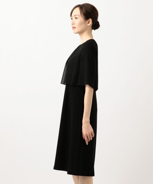 BLACK FORMAL / ブラックフォーマル ドレス | 【WEB限定/洗える】日本製 75dシフォン ワンピース | 詳細20