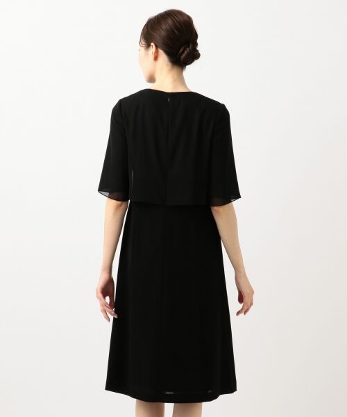 BLACK FORMAL / ブラックフォーマル ドレス | 【WEB限定/洗える】日本製 75dシフォン ワンピース | 詳細21