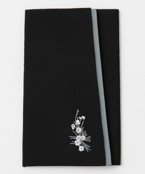 BLACK FORMAL / ブラックフォーマル ハンドバッグ | 【日本製】刺繍入り袱紗 | 詳細2