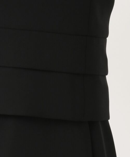 BLACK FORMAL / ブラックフォーマル ドレス | 【洗える】2WAYストレッチ平二重　ワンピース | 詳細19