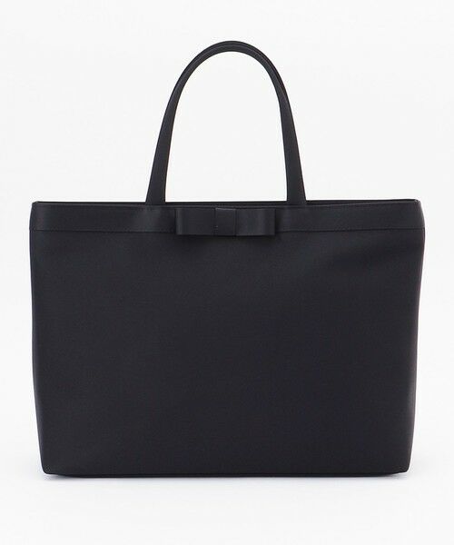 BLACK FORMAL / ブラックフォーマル トートバッグ | 【A4サイズ収納可】トートバッグ横長大 | 詳細3