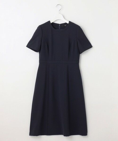 BLACK FORMAL / ブラックフォーマル セットアップ | 【お受験/セレモニーに】濃紺洗える/ストレッチワンピース+ジャケット | 詳細21