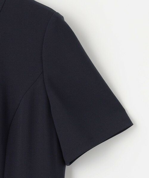 BLACK FORMAL / ブラックフォーマル セットアップ | 【お受験/セレモニーに】濃紺洗える/ストレッチワンピース+ジャケット | 詳細24