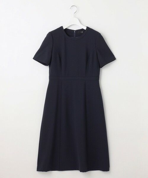 BLACK FORMAL / ブラックフォーマル セットアップ | 【お受験/セレモニーに】濃紺洗える/ストレッチワンピース+ジャケット | 詳細9