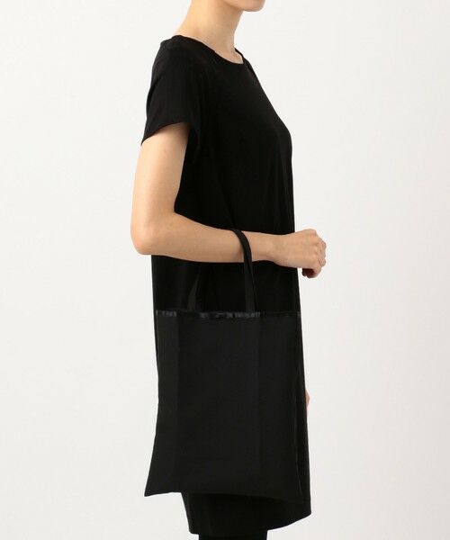 BLACK FORMAL / ブラックフォーマル トートバッグ | 【持ち運びサブバッグ】折り畳み シンプルバッグ(A4サイズ) | 詳細16