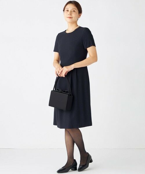 BLACK FORMAL / ブラックフォーマル ハンドバッグ | インナーマグネット リボンバッグ | 詳細9