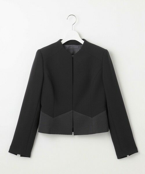 BLACK FORMAL / ブラックフォーマル その他トップス | 【ストレッチ/前開きワンピース】平二重 ジャケット+ワンピース | 詳細4