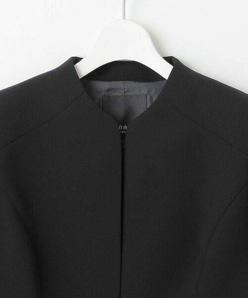 BLACK FORMAL / ブラックフォーマル その他トップス | 【ストレッチ/前開きワンピース】平二重 ジャケット+ワンピース | 詳細5