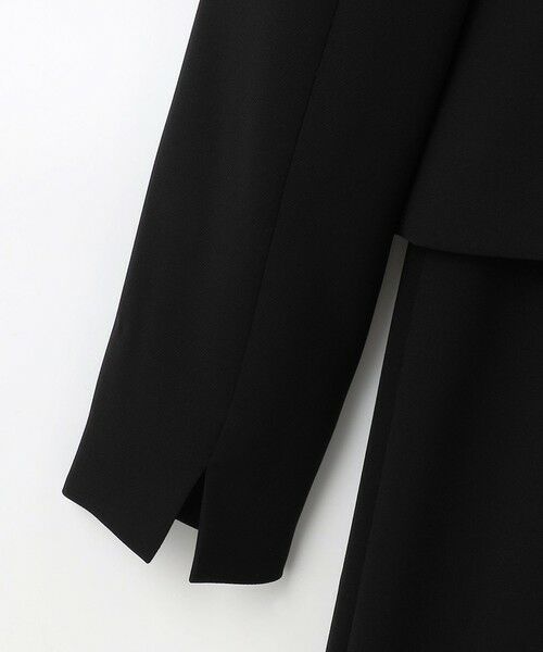 BLACK FORMAL / ブラックフォーマル その他トップス | 【ストレッチ/前開きワンピース】平二重 ジャケット+ワンピース | 詳細7