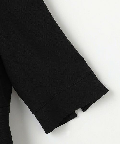 BLACK FORMAL / ブラックフォーマル その他トップス | 【ウォッシャブル対応】ドビーボーダーリボン ジャケット+ワンピース | 詳細27