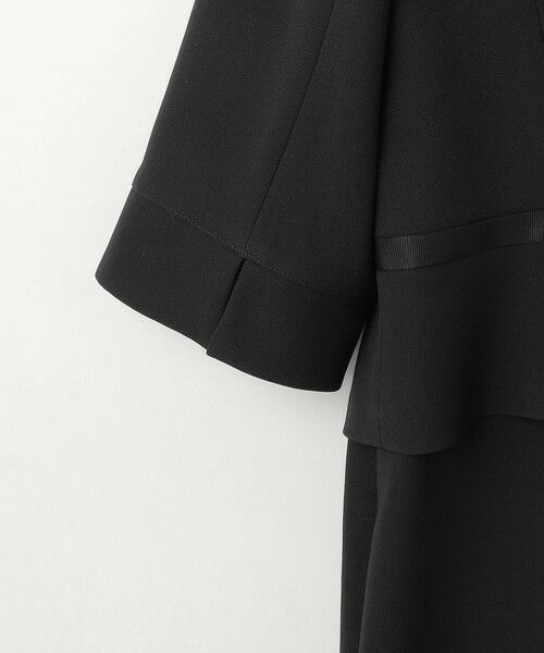 BLACK FORMAL / ブラックフォーマル その他トップス | 【ウォッシャブル対応】ドビーボーダーリボン ジャケット+ワンピース | 詳細28