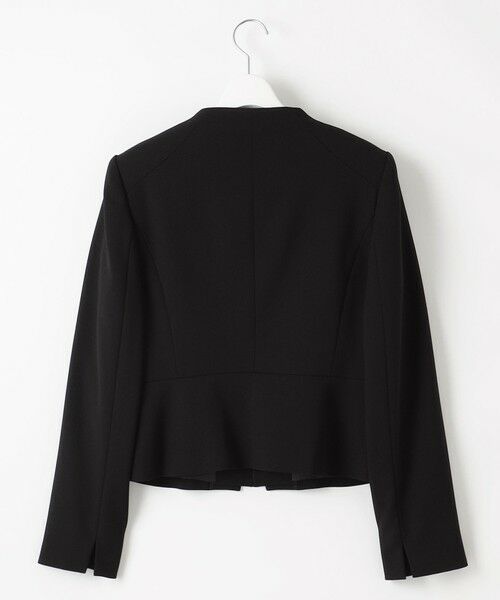 BLACK FORMAL / ブラックフォーマル セットアップ | 【ウォッシャブル対応】ドビーボーダーリボン ジャケット+ワンピース | 詳細14