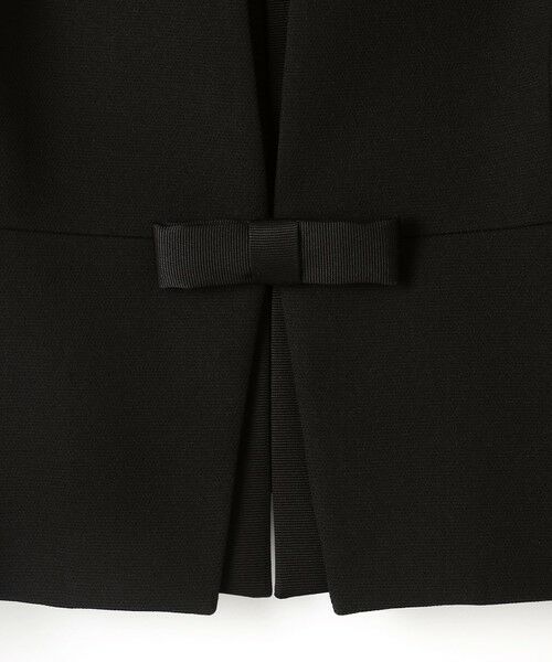 BLACK FORMAL / ブラックフォーマル セットアップ | 【ウォッシャブル対応】ドビーボーダーリボン ジャケット+ワンピース | 詳細18
