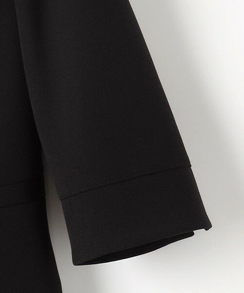 BLACK FORMAL / ブラックフォーマル セットアップ | 【ウォッシャブル対応】ドビーボーダーリボン ジャケット+ワンピース | 詳細26