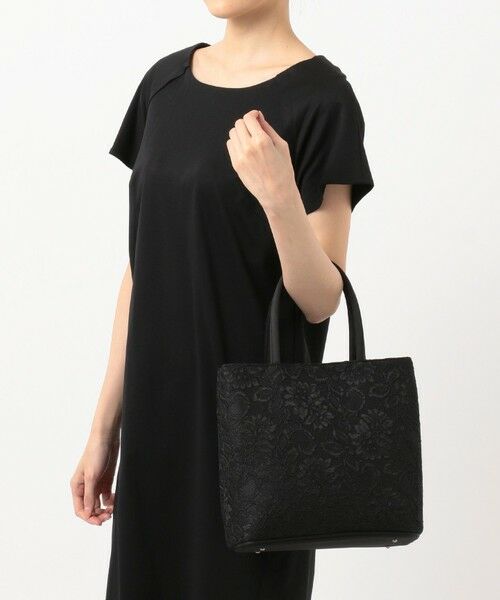 BLACK FORMAL / ブラックフォーマル トートバッグ | 【日本製】レース ソフト サブバック | 詳細15