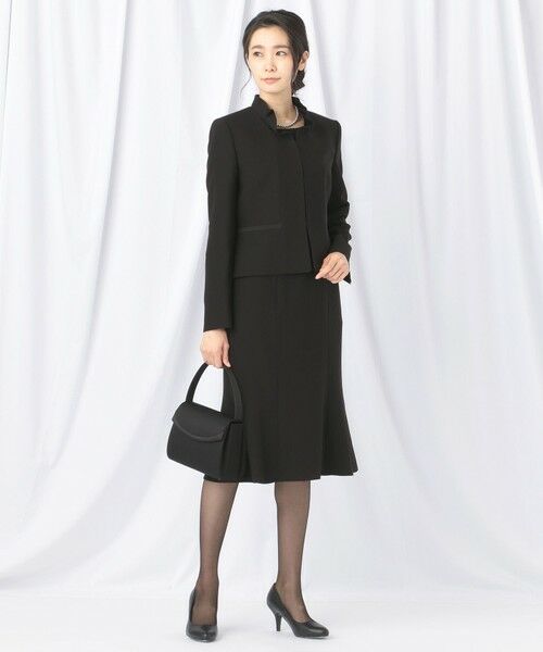 BLACK FORMAL / ブラックフォーマル その他トップス | 【襟華やか】エレガント ジャケット+ワンピース | 詳細1