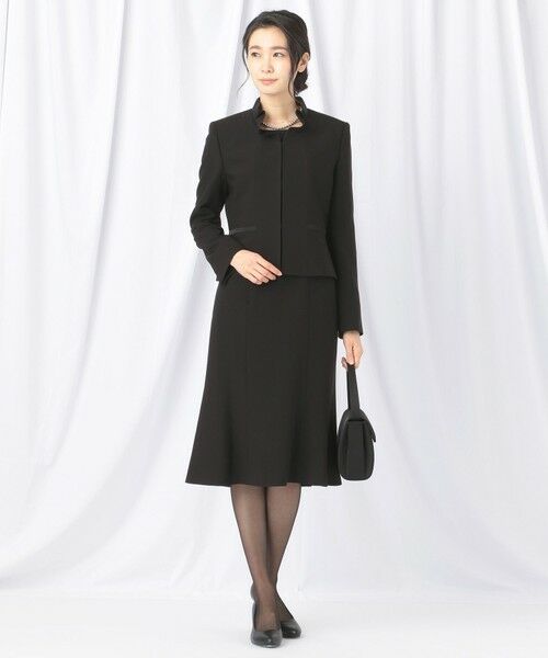 BLACK FORMAL / ブラックフォーマル その他トップス | 【襟華やか】エレガント ジャケット+ワンピース | 詳細2