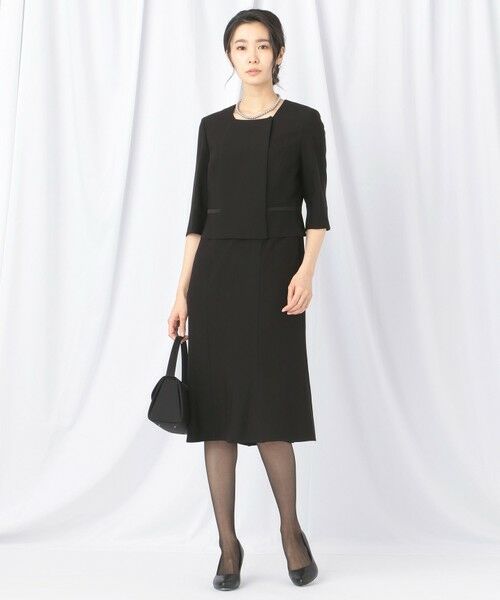 BLACK FORMAL / ブラックフォーマル その他トップス | 【襟華やか】エレガント ジャケット+ワンピース | 詳細5