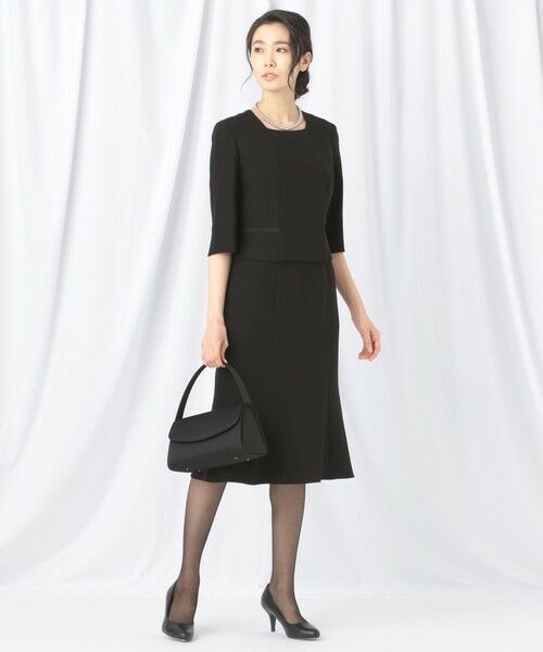 BLACK FORMAL / ブラックフォーマル その他トップス | 【襟華やか】エレガント ジャケット+ワンピース | 詳細7