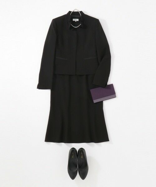 BLACK FORMAL / ブラックフォーマル その他トップス | 【襟華やか】エレガント ジャケット+ワンピース | 詳細8