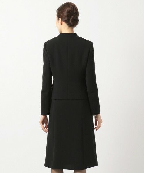 BLACK FORMAL / ブラックフォーマル セットアップ | 【洗える/縦横ストレッチ】セオプラスエス横二重ジャケット+ワンピース | 詳細23