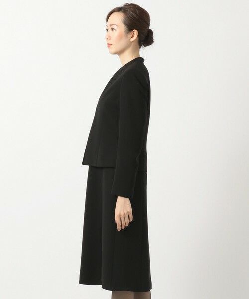 BLACK FORMAL / ブラックフォーマル セットアップ | 【洗える/縦横ストレッチ】セオプラスエス横二重ジャケット+ワンピース | 詳細24