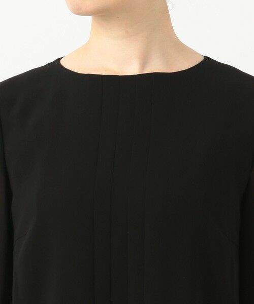 BLACK FORMAL / ブラックフォーマル セットアップ | 【洗える】ウォッシャブルストレッチバックサテン ジャケット＋ワンピース | 詳細10