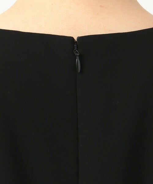 BLACK FORMAL / ブラックフォーマル セットアップ | 【洗える】ウォッシャブルストレッチバックサテン ジャケット＋ワンピース | 詳細11