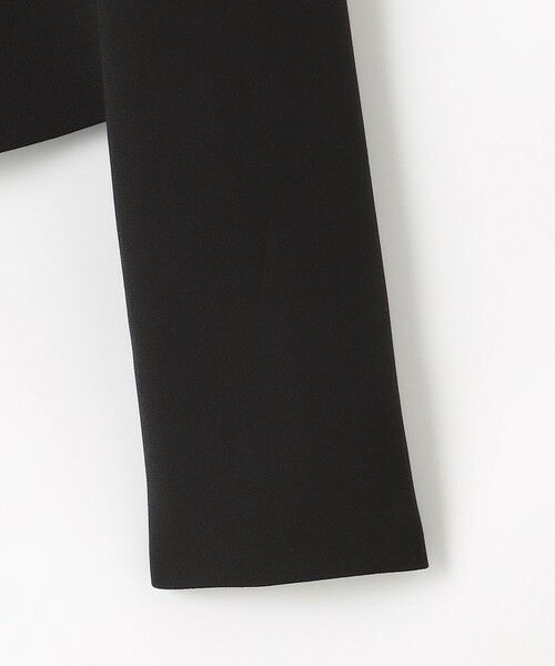 BLACK FORMAL / ブラックフォーマル セットアップ | 【洗える】ウォッシャブルストレッチバックサテン ジャケット＋ワンピース | 詳細19