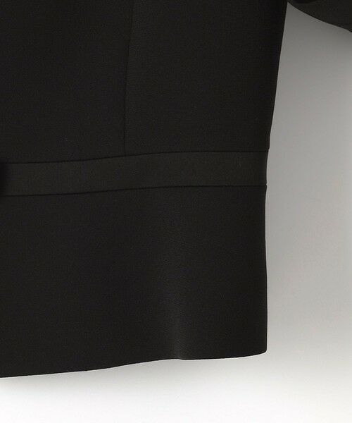 BLACK FORMAL / ブラックフォーマル セットアップ | 【洗える】ウォッシャブルストレッチバックサテン ジャケット＋ワンピース | 詳細20