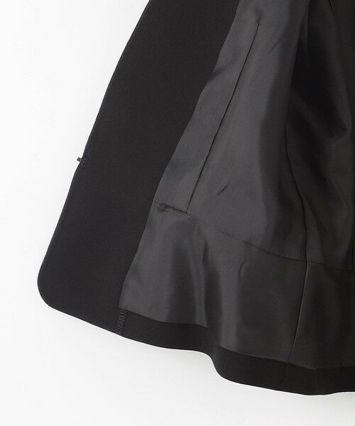 BLACK FORMAL / ブラックフォーマル セットアップ | 【洗える】ウォッシャブルストレッチバックサテン ジャケット＋ワンピース | 詳細23