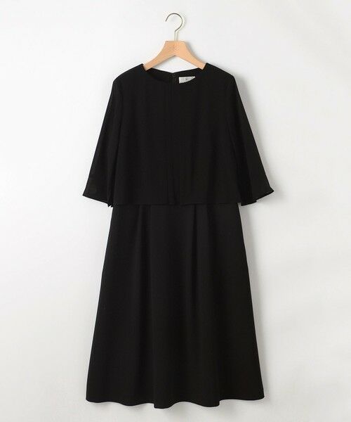 BLACK FORMAL / ブラックフォーマル セットアップ | 【洗える】ウォッシャブルストレッチバックサテン ジャケット＋ワンピース | 詳細25