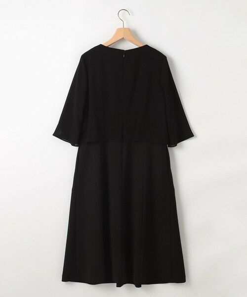 BLACK FORMAL / ブラックフォーマル セットアップ | 【洗える】ウォッシャブルストレッチバックサテン ジャケット＋ワンピース | 詳細26